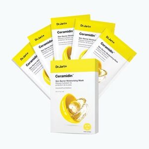 Dr. Jart+ Ceramidin Skin Barrier Moisturizing Face Mask 5 Pack NIB
